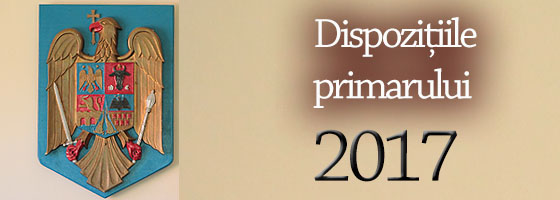 Dispozitiile primarului 2017