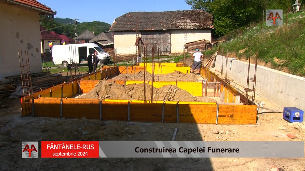 (VIDEO) Se construiește Capela Mortuară în Fântânele-Rus