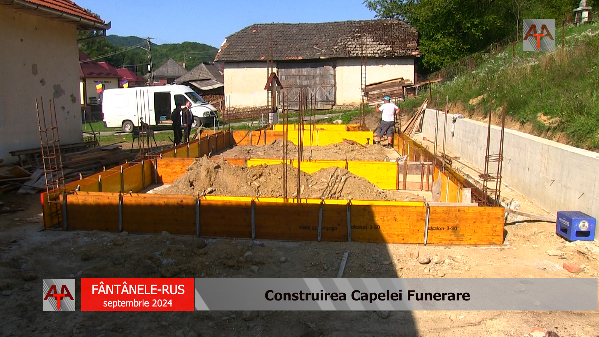 You are currently viewing (VIDEO) Se construiește Capela Mortuară în Fântânele-Rus